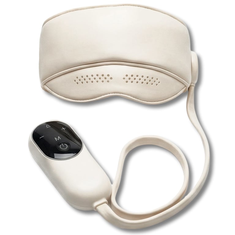 Masque de massage oculaire BODYLIFE chauffant compression d'air relaxation - vue 1