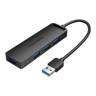 Vention Hub 4 ports 5 Gbps modèle CHLBF avec MicroUSB PD - vue 1