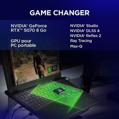 PC Gamer Legion 5 15IRX10 | Sin Windows - 15,3 165 Hz IPS - Core i7-13650HX - RTX 5070 115W - 32 Go - 512 Go