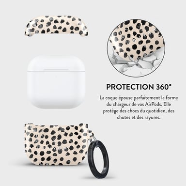 Burga L'étui rigide pour Apple AirPods 4 - Almond Latte