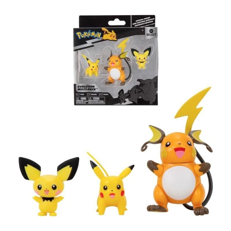 Coffret Evolution Pikachu Pichu Raichu Bandai Le Coffret - vue 4