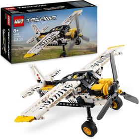 LEGO Technic 42198 Aereo da Bush con Motore a 4 Cilindri e Elica Rotante, Gioco di Costruzione per Bambini dai 8 Anni