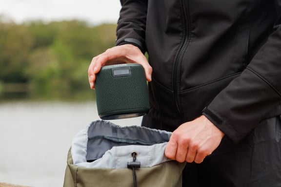 Pure Woodland Mini Portátil Digital Negro