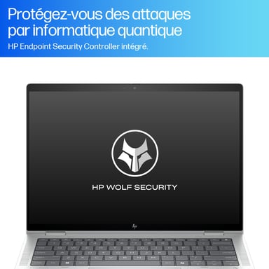 HP EliteBook X Flip G1i Next Gen AI Wolf Pro Security Edition Copilot+ PC Intel Core Ultra 5 228V Híbrido (2-en-1) 35,6 cm (14'') Pantalla táctil WUXGA 32 GB LPDDR5x-SDRAM Wi-Fi 7 (802.11be) Windows 11 Pro Plata