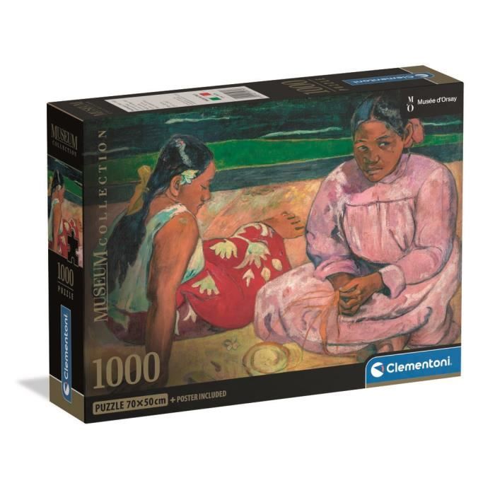 Puzzle Compact 1000 pièces : Gauguin Femmes de Tahiti Clementoni Puzzles - vue 10