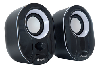 Haut-Parleur Equip 245333 – Avec Fil, 3 W, Mini Enceintes 2.0 USB