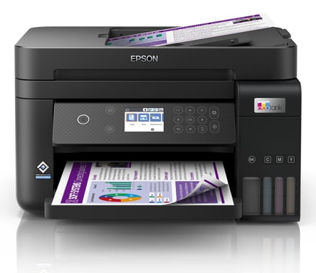 Impresora Multifunción 3 en 1 - EPSON - Ecotank ET-3850 - Inyección de tinta - A4 - Color - Wi-Fi - C11CJ61402