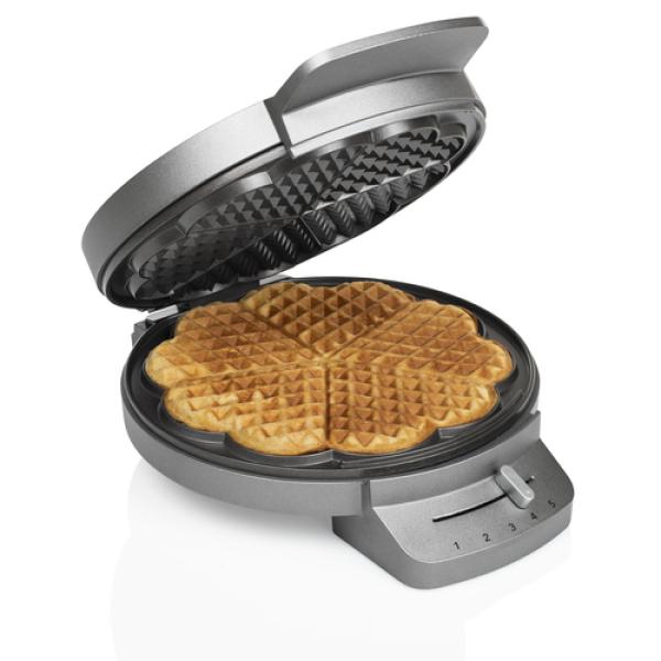 Gaufrier Princess 132380 – 1200 W, 5 Gaufres en Forme de Cœur, Revêtement Antiadhésif - vue 3
