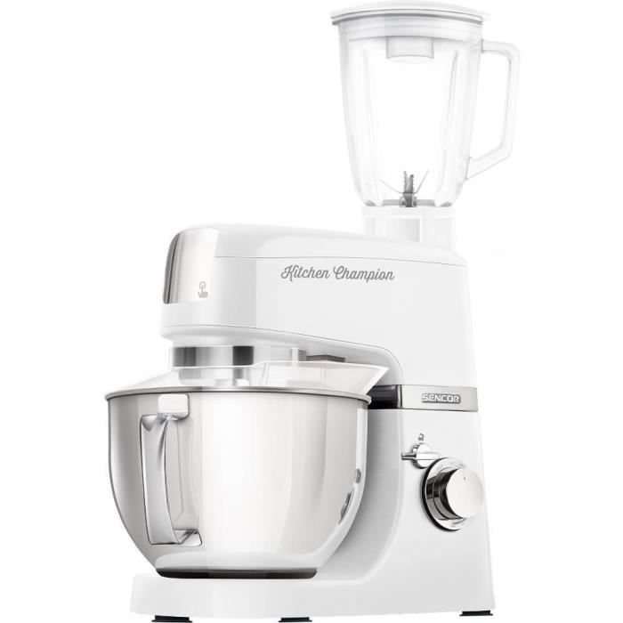 Robot pâtissier Sencor Kitchen Champion STM 6350WH 1000 Watt 8 présélections Bol - vue 4