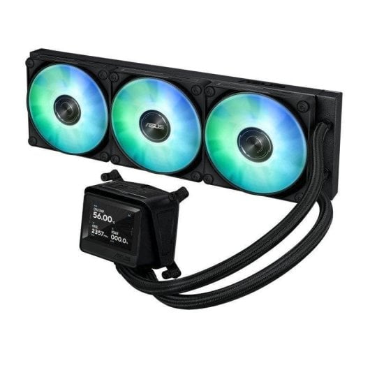 ASUS MAX Gaming LC 360 ARGB LCD Système de refroidissement liquide de processeur Taille de radiateur : 360 mm pour : AM4 AM5 LGA1851 LGA1700 cuivre 120 mm - vue 5
