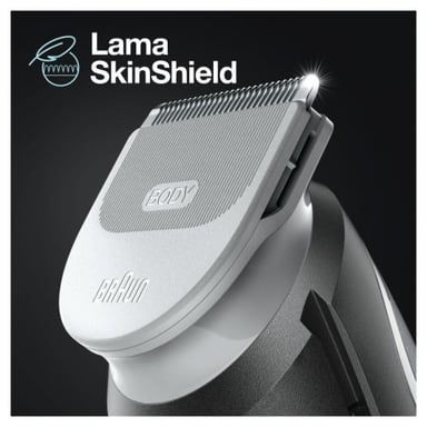 Braun BodyGroomer 3 BG3340 Nero, Grigio