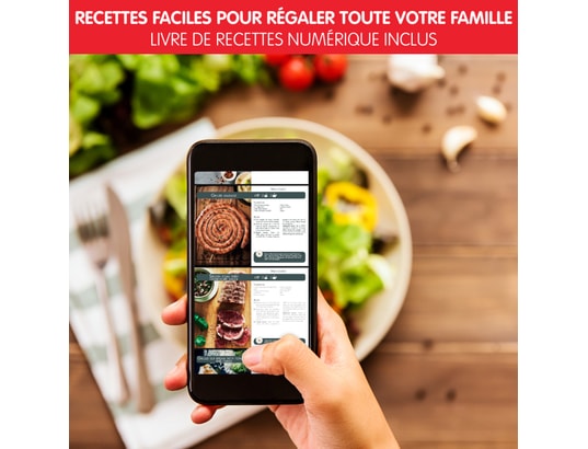 Moulinex EZ505810 friteuse Unique 4,2 L Autonome 1550 W Friteuse d'air chaud Noir - Neuf