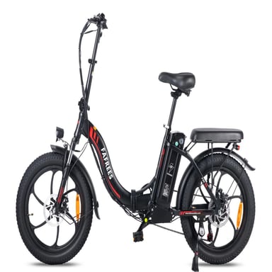 FAFREES F20 Bicicleta Eléctrica - Batería 250W 576WH Autonomía 70KM - Negra