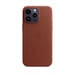 Coque en cuir avec MagSafe pour iPhone 14 Pro Max Marron