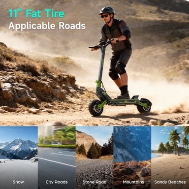 Trottinette électrique GOKEEP F5 pour adultes, batterie 52 V 20 Ah, clé NFC