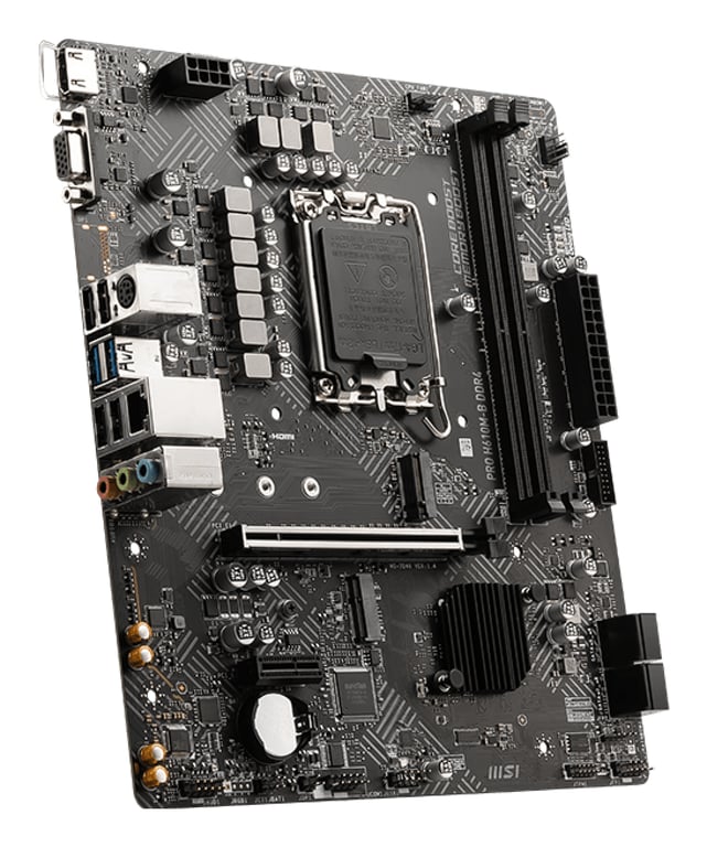 Carte Mère MSI PRO H610M B DDR4 Socket LGA 1700 Chipset Intel H610 Micro ATX - vue 2