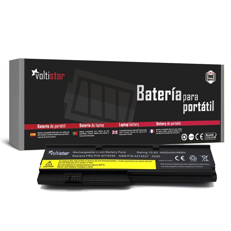 Batería del portátil Lenovo Thinkpad X201 X200 X200S - Nuevo
