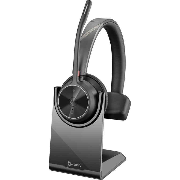 Poly Micro-casque Voyager 4310-M certifié Microsoft Teams USB-C + dongle BT700 + base de chargement - Neuf