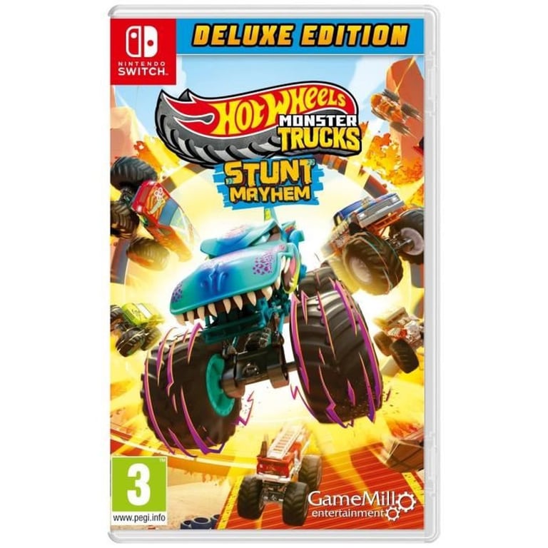 Hot Wheels Monster Trucks Deluxe Jeu Nintendo Switch - vue 3
