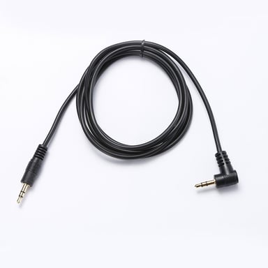 Cavo Jack 3,5 mm maschio angolato 1,50 m Spine dorate
