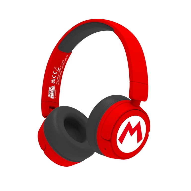 OTL Technologies Super Mario Écouteurs Avec fil &sans fil Arceau Musique USB Type C Bluetooth Neuf