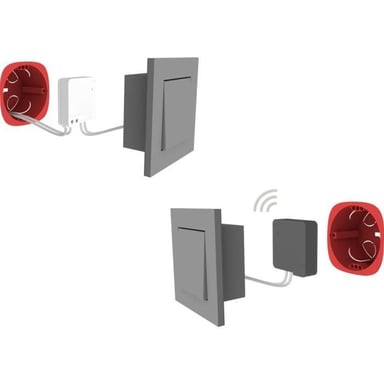 Kit interruptor bidireccional - DIO CONNECTED HOME - 54738 - Micromódulos receptor + emisor - 200 W