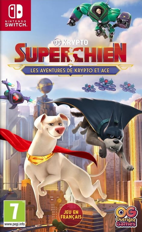 DC Krypto Super Chien: Les aventures de Krypto et Ace Jeu Switch - vue 1