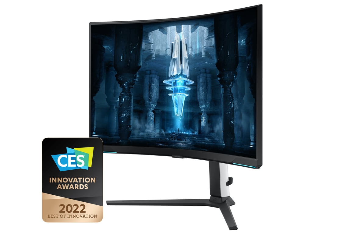 32'' Samsung Gaming Negro ODYSSEY NEO G8 3840x2160 VA Incurved 1000R 350 cd/m² 1ms 240Hz 2xHDMI 1xDP Soporte ajustable inclinación pivotante