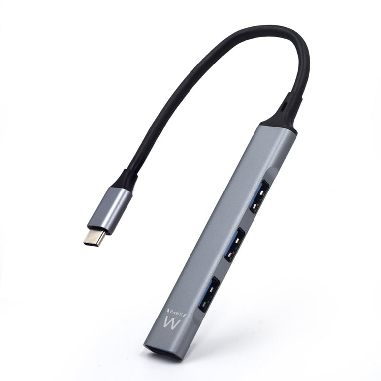 Ewent EW1145 hub & concentrateur USB 3.2 Gen 1 3.1 Gen 1 Type C 5000 Mbit/ Neuf
