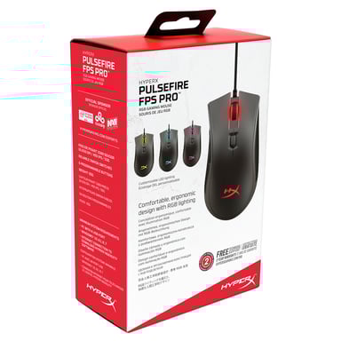 HyperX Pulsefire FPS Pro souris Jouer Ambidextre USB Type-A Optique 16000 DPI