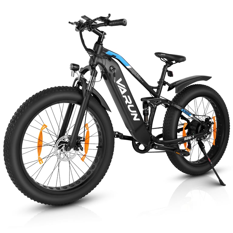 VTT électrique VARUN S26 1 26 x 4.0 à gros pneus avec batterie amovible 48 V 16 Ah Neuf - vue 2