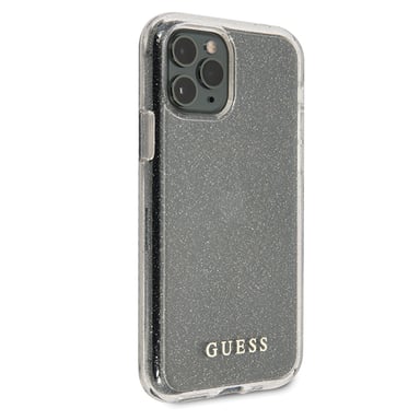 Etui Guess do iPhone 11 Pro Max srebrny Glitter