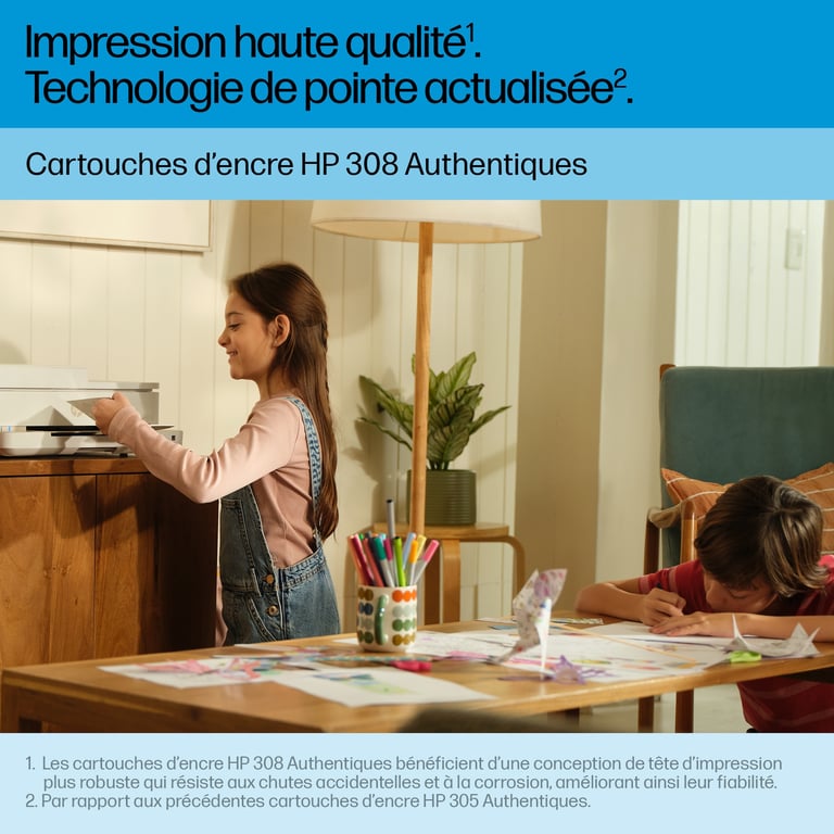 Cartouche D'encre Alarme 308 D'origine Hp - vue 10