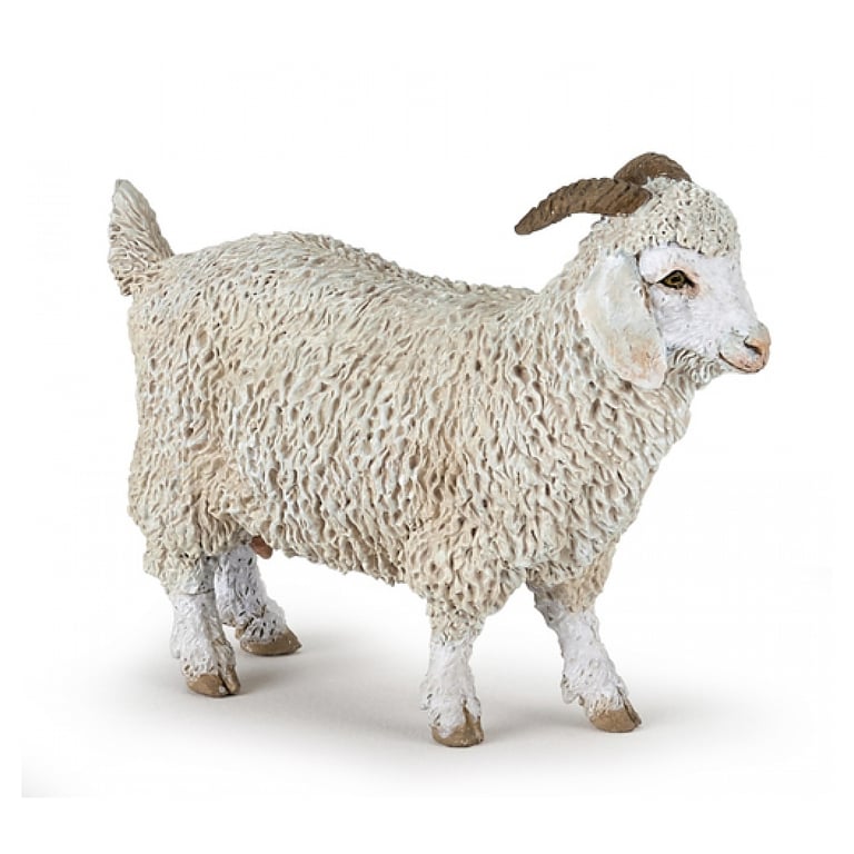 Figurine de Chèvre Angora Papo Collection Animaux de la Ferme Neuf