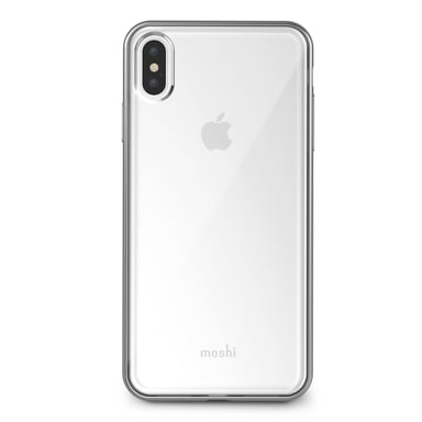 Moshi Vitros funda para teléfono móvil Bumper Plata, Transparente