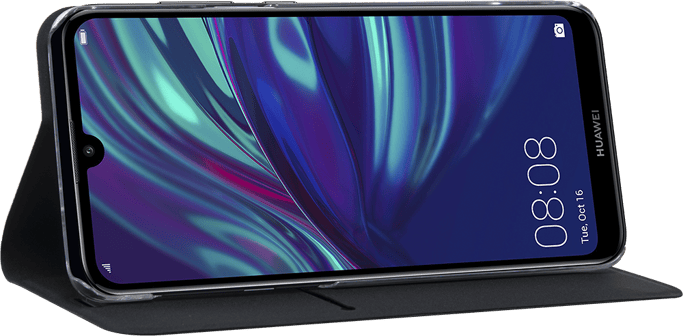 Folio Huawei Y6 2019 Stand Fonction Stand Noir Bigben