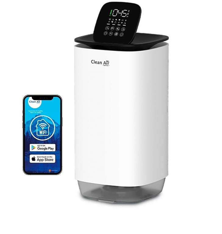 Humidificateur et purificateur d'air 2 en 1 CA 808 Smart Top Filling Neuf