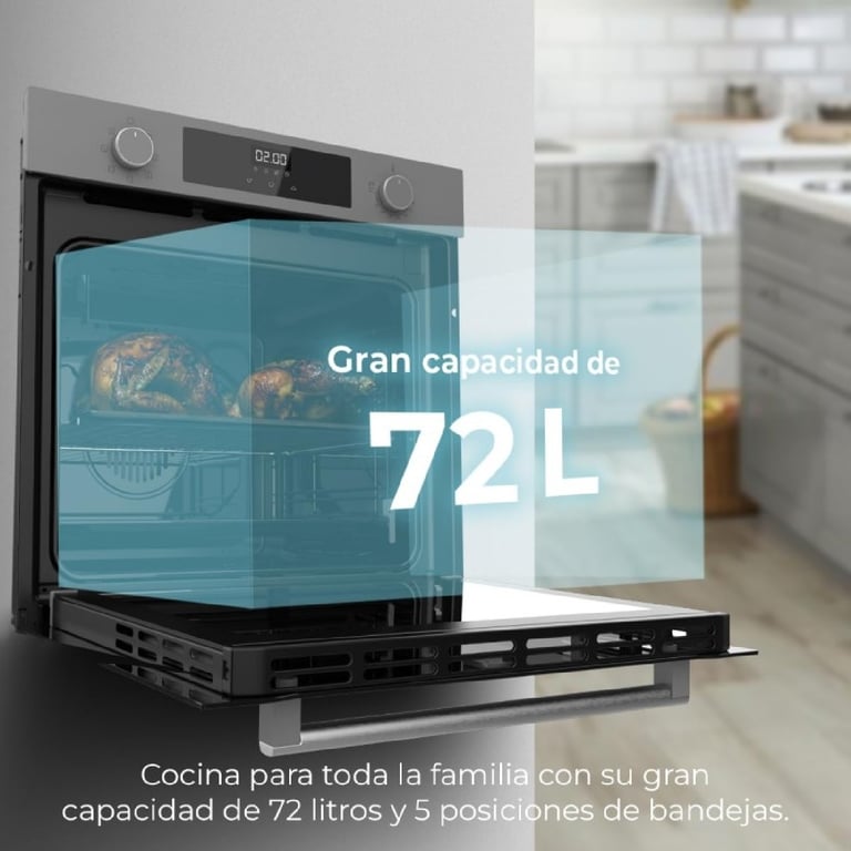 Four Électrique Cecotec Bolero Hexa M226000 – 72 L, 7 Fonctions, Nettoyage EasyClean - vue 4
