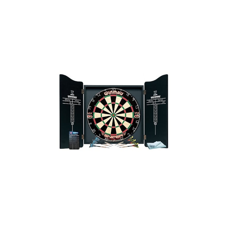 Coffret de Jeu de Fléchettes Professionnel René Pierre avec Cible en Acier Neuf