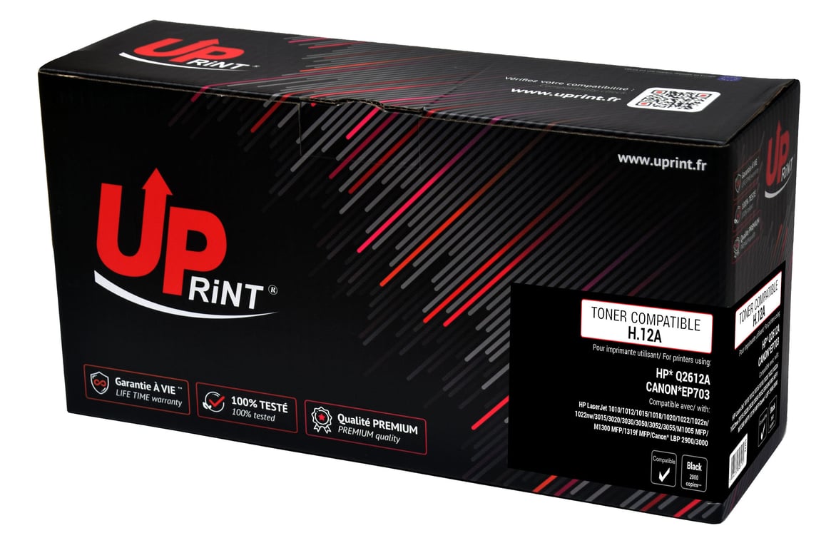 Toner UPrint compatible HP Q2612A Neuf