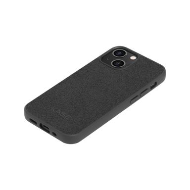 Cover in pelle scamosciata Alcantara per Apple iPhone 13 mini, nero notte