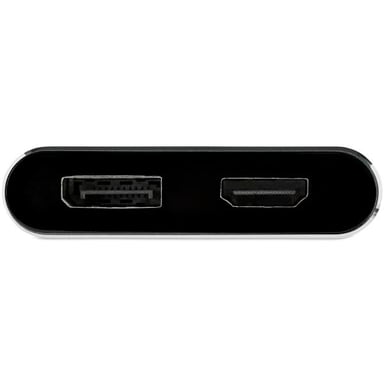 StarTech.com Adaptateur multiport USB-C vers DisplayPort ou HDMI - 4K 60 Hz - Convertisseur 2-en-1