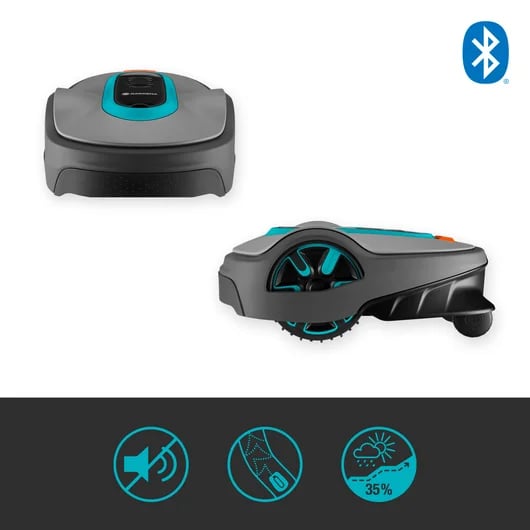 Robot tondeuse GARDENA SILENO life 1000 Jusqu'à 1000 m² Application bluetooth 58 db Largeur de coupe : 22cm - vue 5