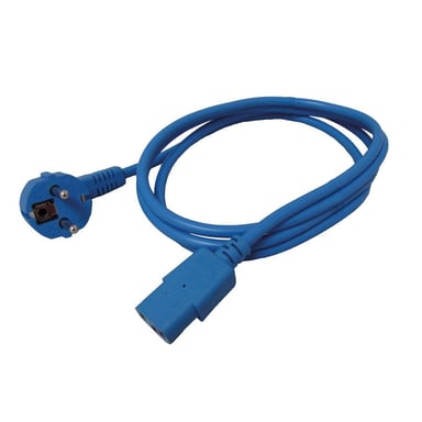 ROLINE 19.08.1012 cable de transmisión Azul 1,8 m CEE7/7 C13 acoplador