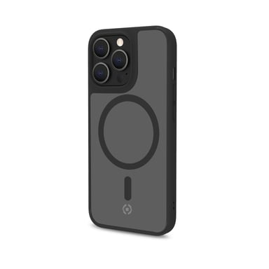Celly Magmatt Cover protettiva per telefoni cellulari 17 cm (6,7'') Cover nera, trasparente Apple iPhone 14 Pro Max