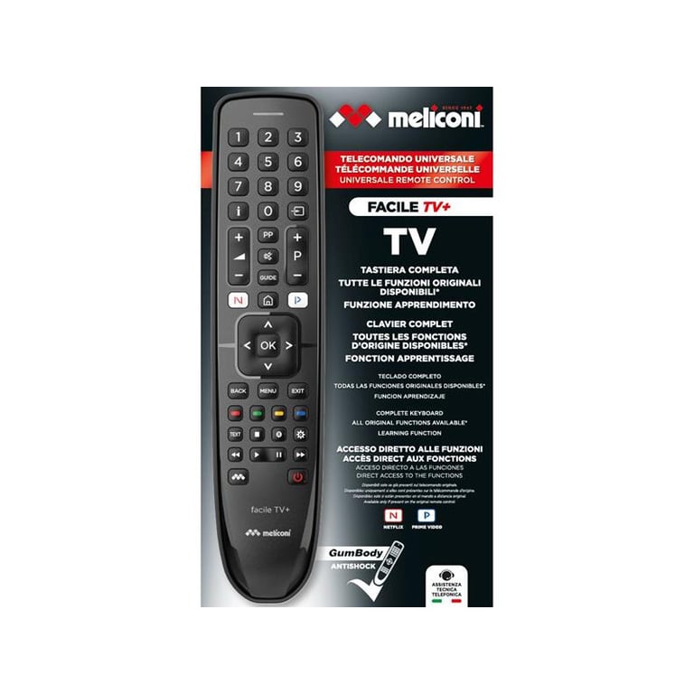 Meliconi Télécommande de Remplacement Personal 2+ pour TV LG 100% Fonctions d'origine Boutons Netflix Youtube - vue 9