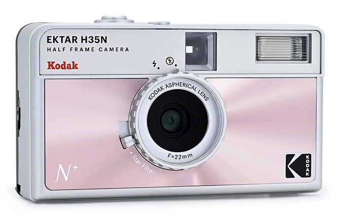 Kodak EKTAR H35N Caméra-film compact 35 mm Rose, Argent - Neuf
