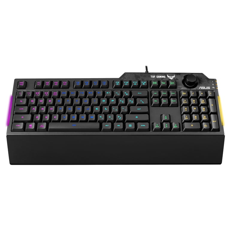 ASUS TUF Gaming K1 clavier USB Anglais, Espagnole Noir - Neuf