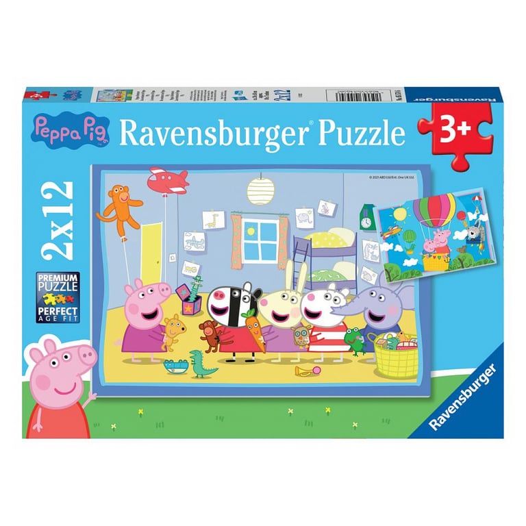 Ravensburger Puzzle Enfant Puzzles 2x12 p Les Aventures de Peppa Pig Dès 05574 - vue 10
