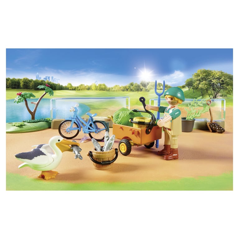Jeux D'imitation Parc Animalier Playmobil La Boite - vue 2